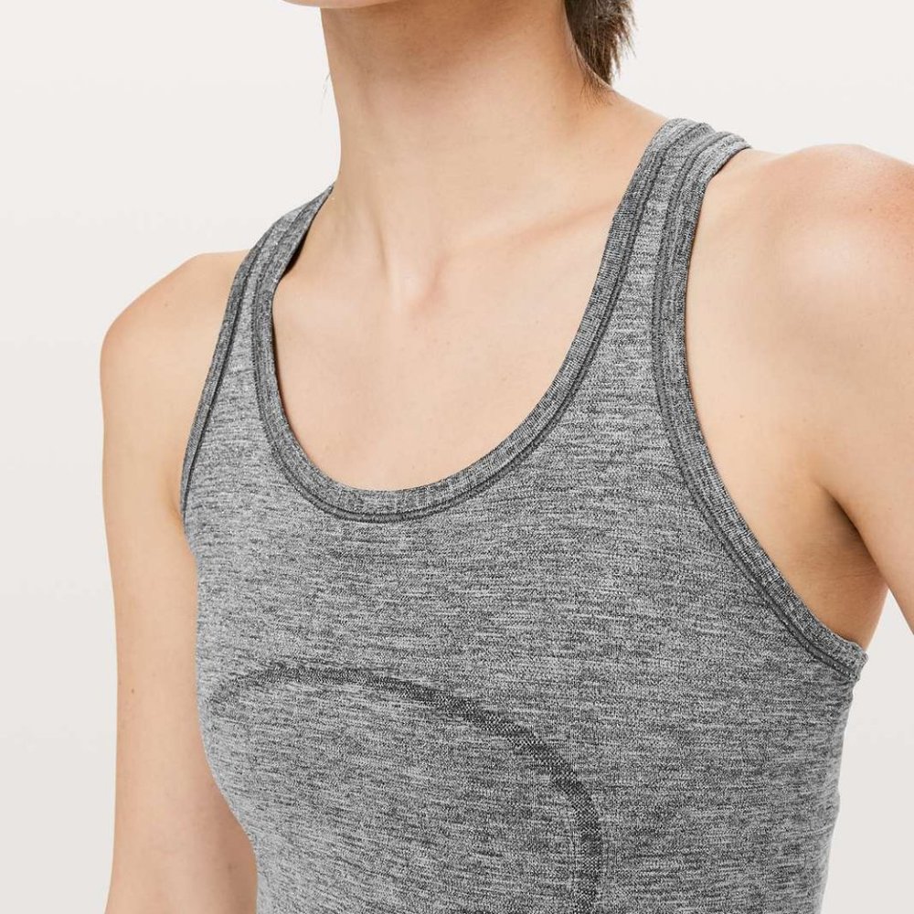 Lululemon Swiftly Tech Racerback Sparkle Silver - image 4